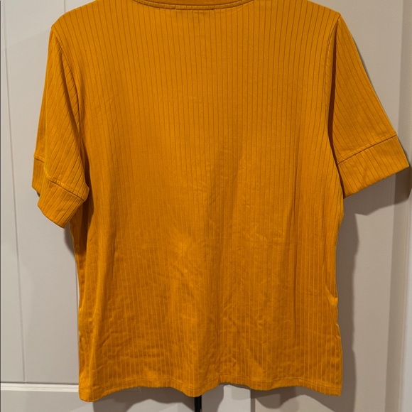 EUC TOMMY HILFIGER Sportswear XXL Henley Ribbed Top V-Neck 3-Button 3/4 Sleeve - Picture 6 of 10